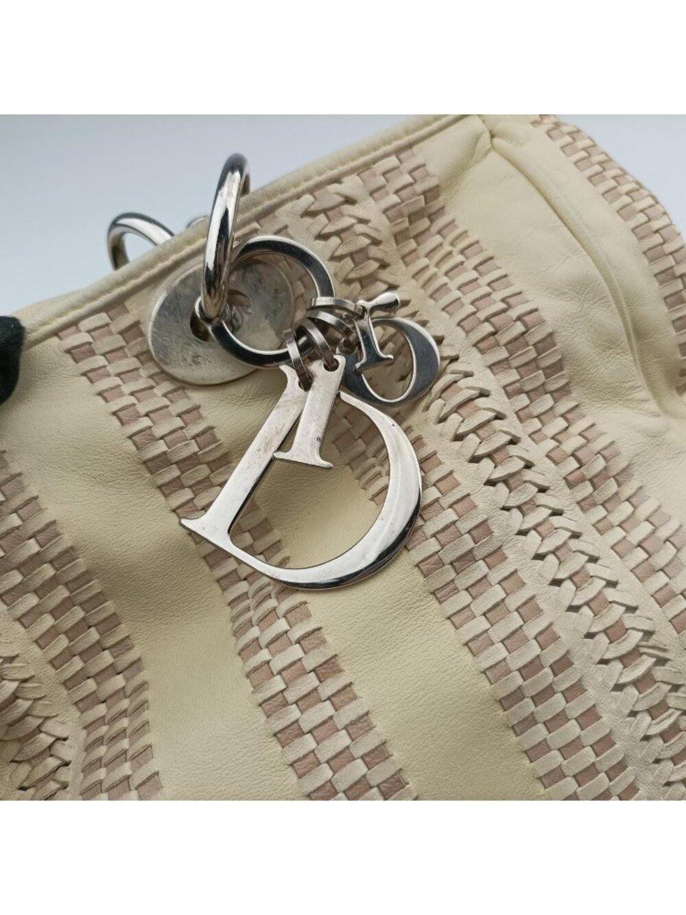 Dior Lady Soft Beige Leather Handbag - Picture 12 of 15